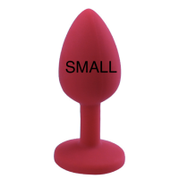 X-CITE SMALL SILICONE PLUG RED